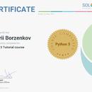 Python3 Tutorial course at sololearn.com