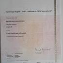 Cambridge English Level 1 Certificate in ESOL International FCE (Council of Europe Level B2)